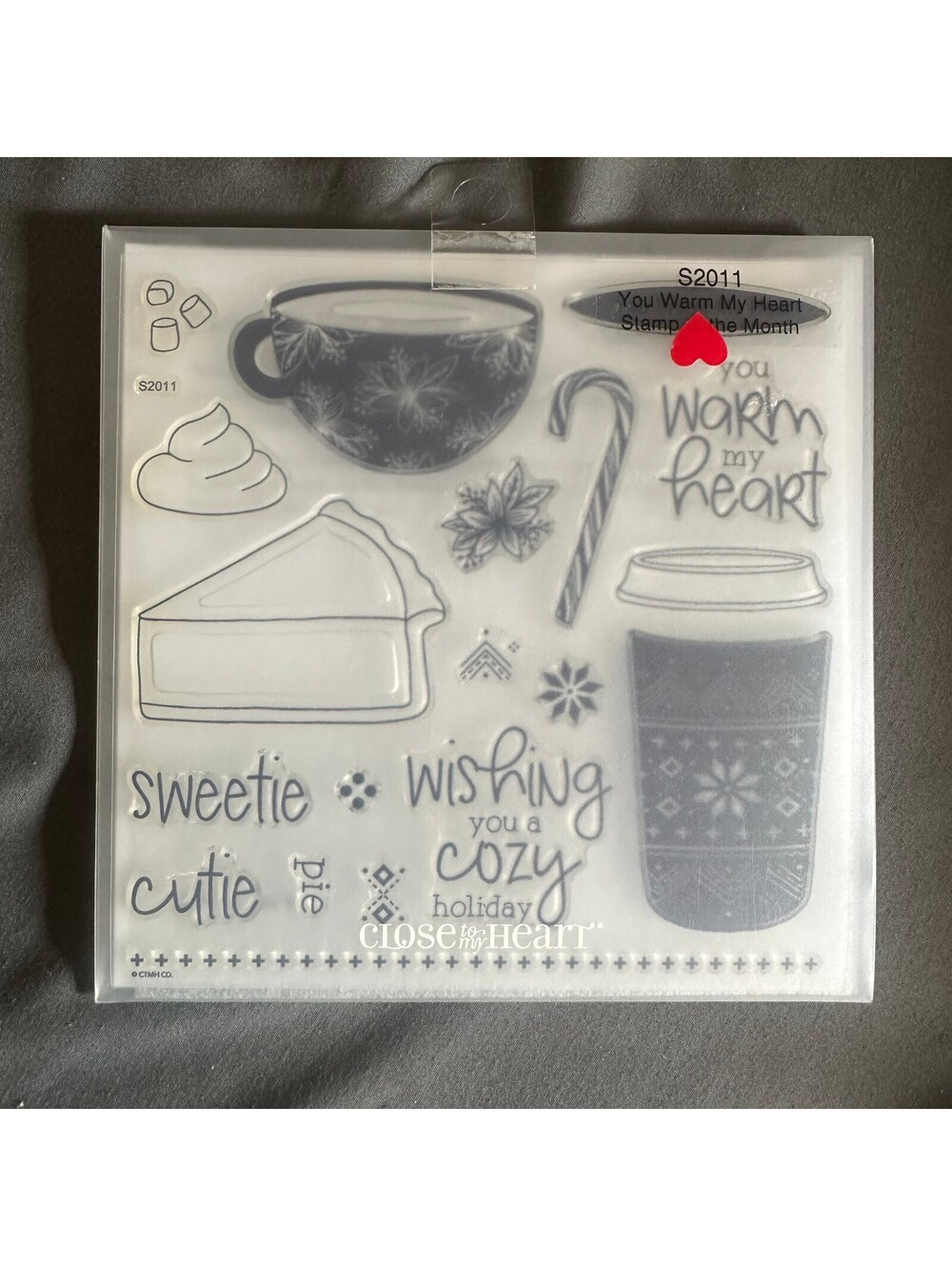 Close To My Heart S2011 You Warm My Heart Acrylic Stamp Set